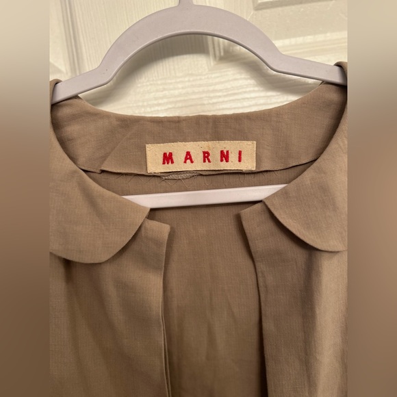 SOLD Marni 100% Linen Long Cardigan - Picture 3 of 6